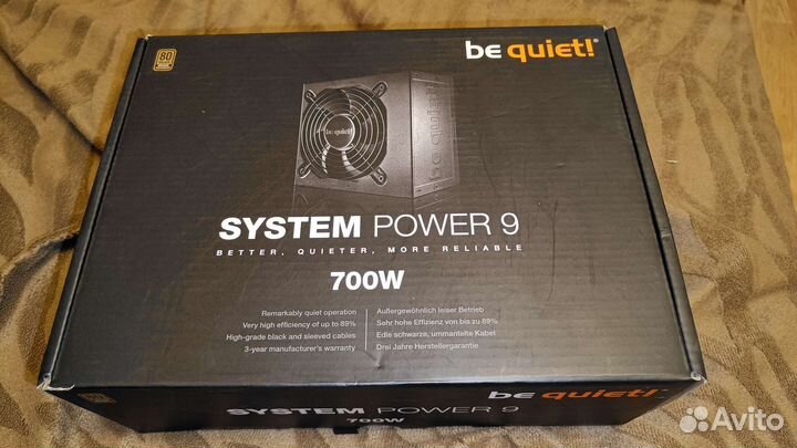 Блок питания Be quiet system power 9 700w