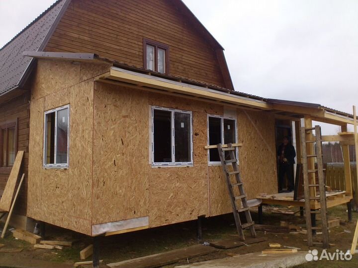 Строительство веранды беседки пристройки террасы