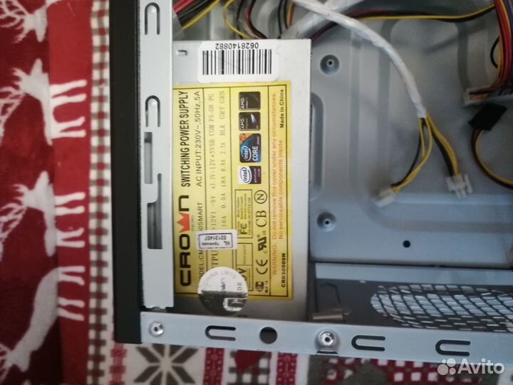 Продам корпус с блок питания и DVD CD