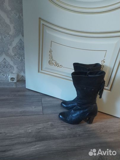 Сапоги натуральная кожа натуральная мех