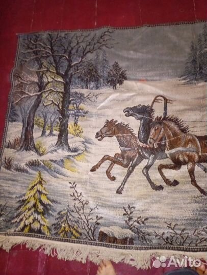 Кукла СССР и 2 ковра