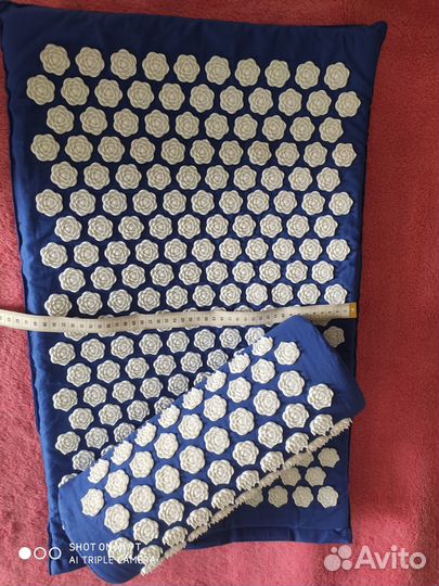 Лотос Игольчатый коврик и валик для акупунктуры