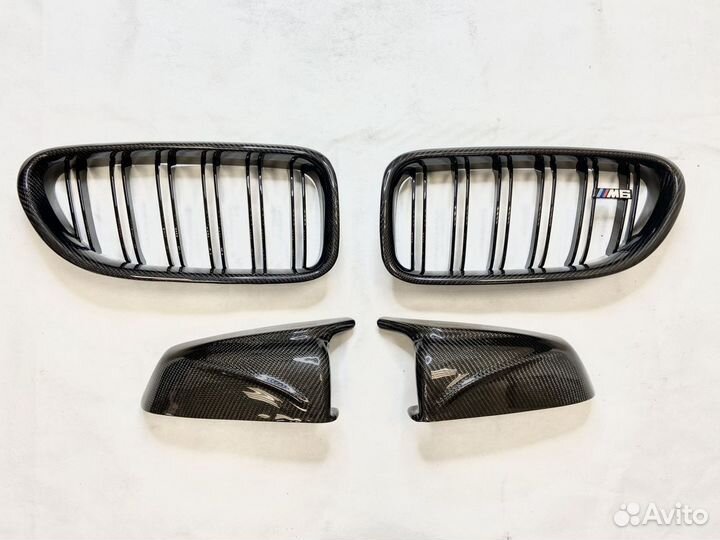 Ноздри решетки зеркала карбон BMW F06 F12 F13