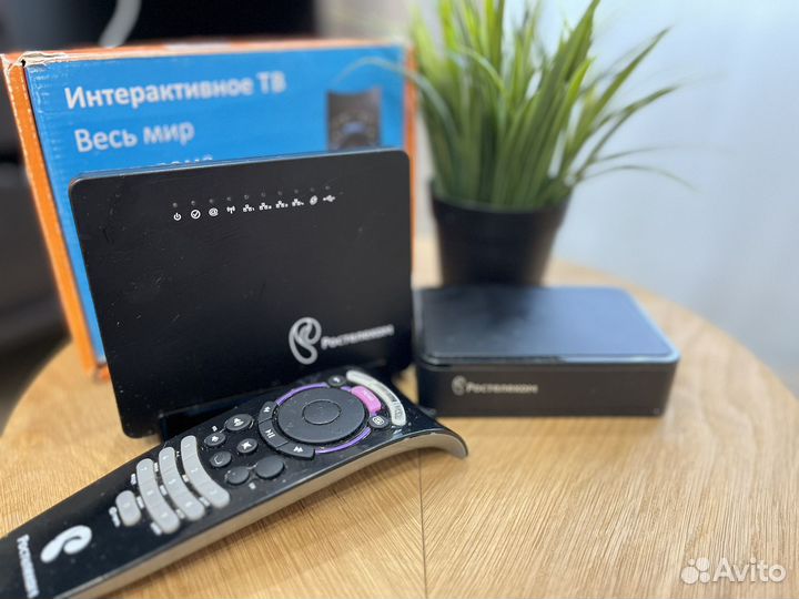 TV приставка и роутер ростелеком