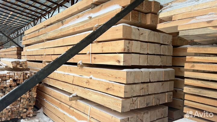 Доска обрезная 25х150х6000мм 1 сорт ГОСТ