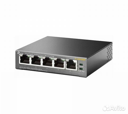 Коммутатор TP-Link TL-SG1005P неуправляемый