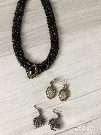 Серьги и колье