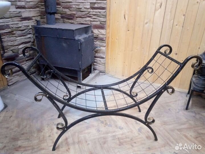 Дровница для камина и бани