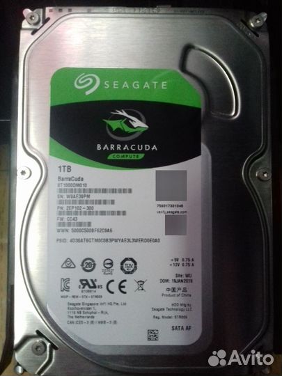 Жесткий диск hdd 1 тб