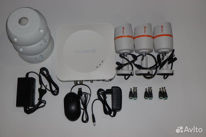 Комплект видеонаблюдения tantos 3 камеры