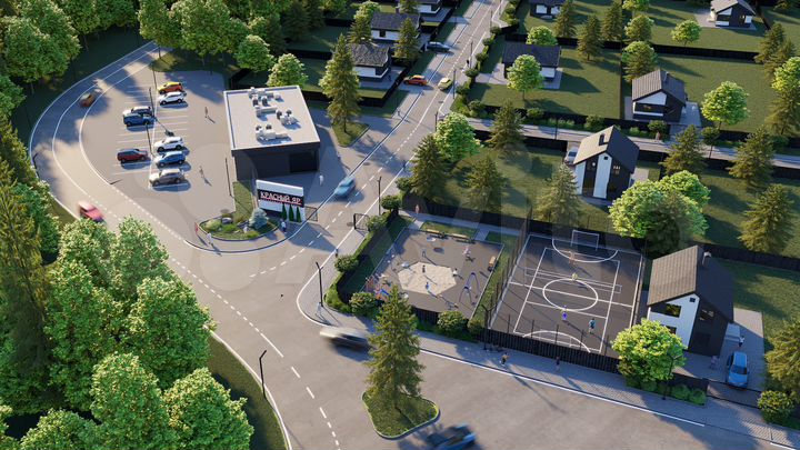 Коттедж 75 м² на участке 8 сот.