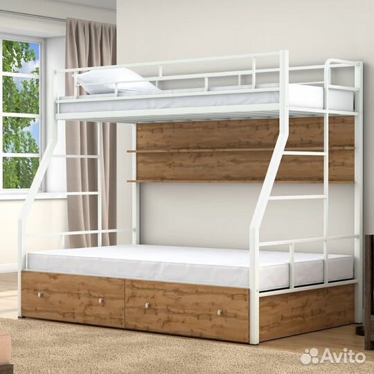 Двухъярусная детская кровать
