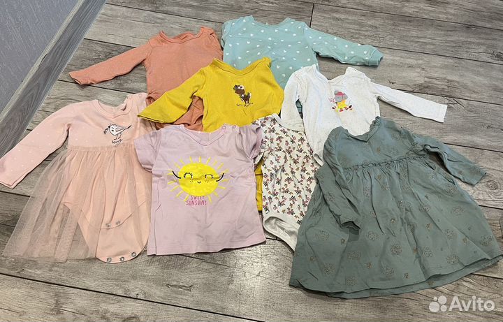 Одежда для девочки пакетом 80 86