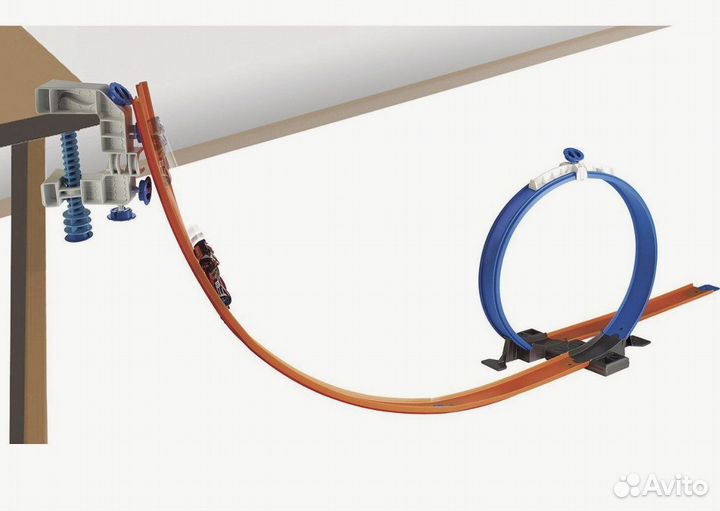 Крепление на стол для трасс hot wheels