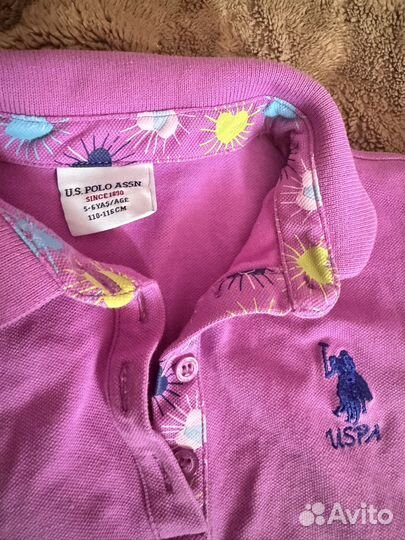 Us polo поло для девочки