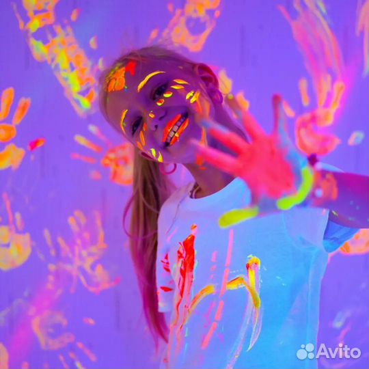 Неоновая вечеринка на день рождения