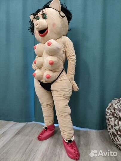 Ростовая кукла Свинка-стриптизёрша (аренда)