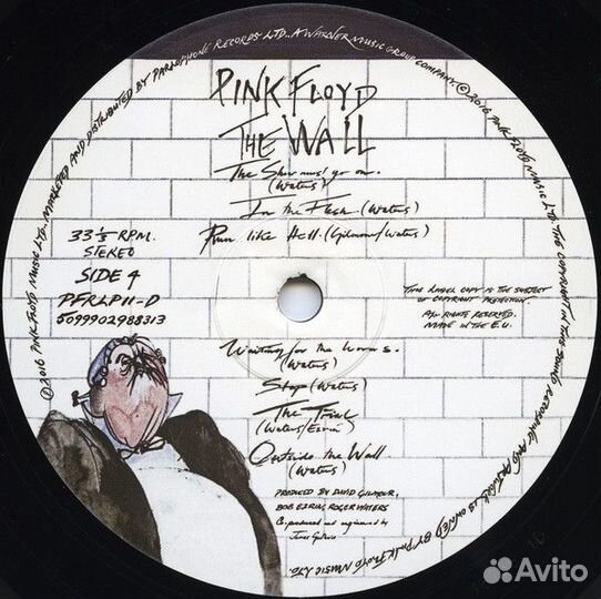 Виниловая пластинка Pink Floyd THE wall (180 Gram