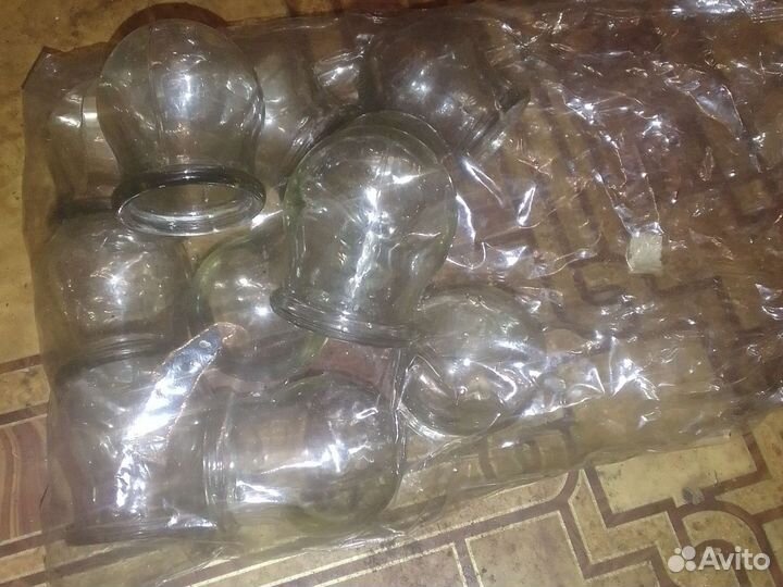 Вакуумные банки стеклянные