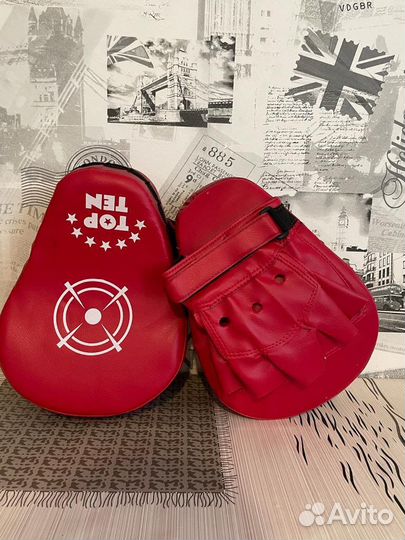 Боксерские лапы, макивара, шлемы