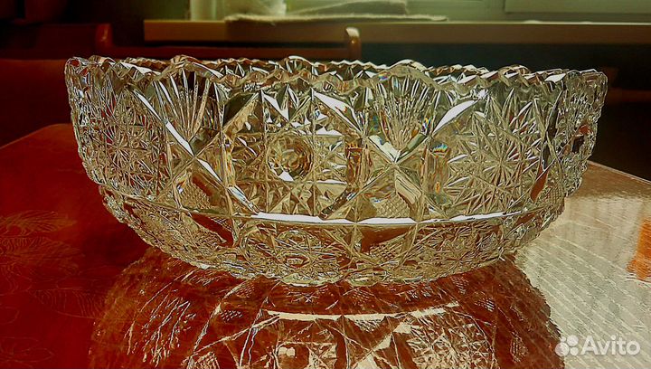 Салатник большой Хрустальный СССР