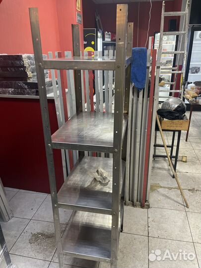 Стелааж из нержавейки