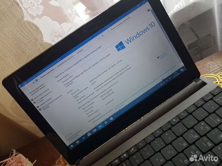 Мини ноутбук 10