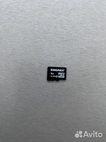Карта памяти MicroSD Transcend 4Гб