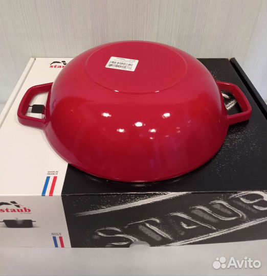 Чугунные сковороды-вок, 4,4 литра, 30 см, Staub