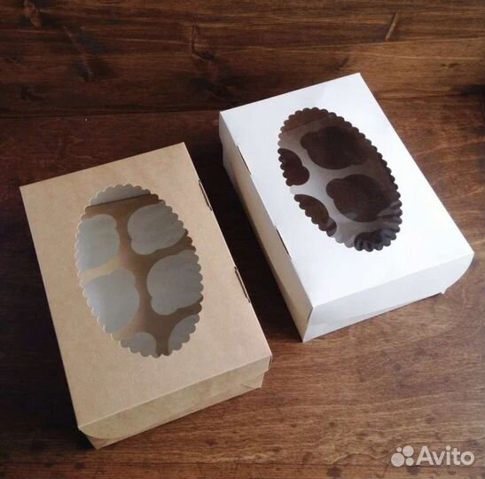 Коробка для капкейков новые