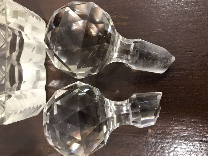 Графин/флакон хрустальный