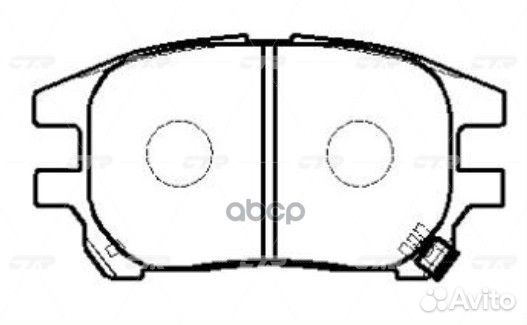 CKT-59 GK1073 Колодки тормозные дисковые пе