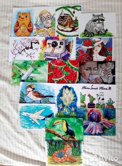 Почтовые открытки новые