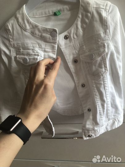 Джинсовка на девочку benetton