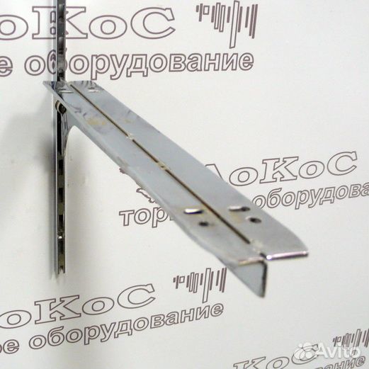 Кронштейн для стекла, L300мм, хром