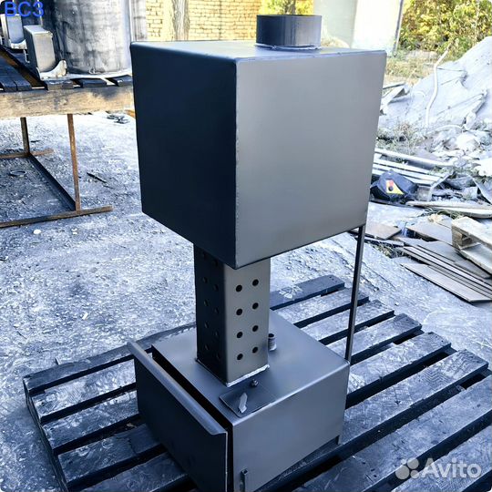 Печь на отработке водяной контур