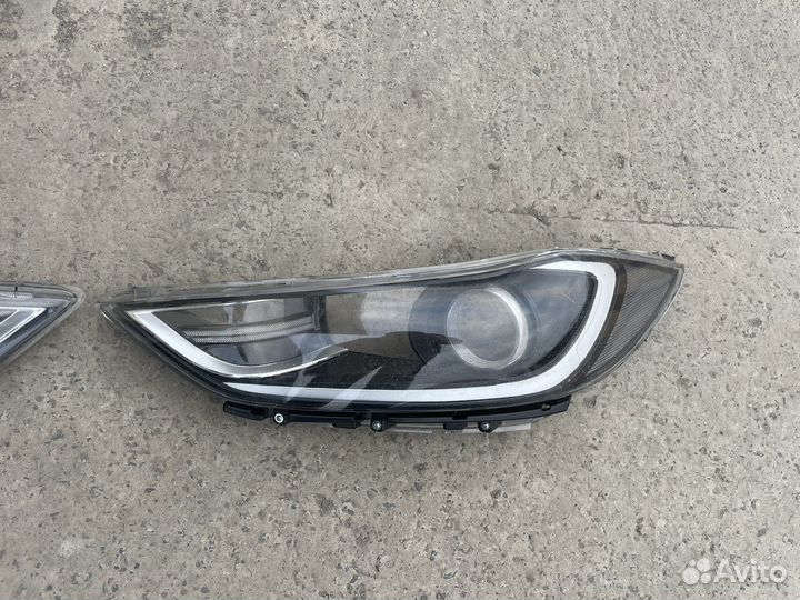 Стекло для фары hyundai elantra 6 с 2015-2019г