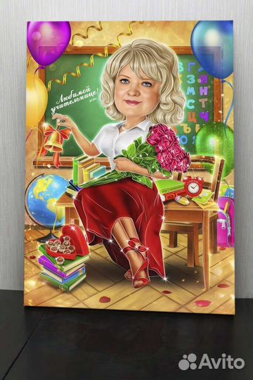 Бьюти шарж Арт портрет