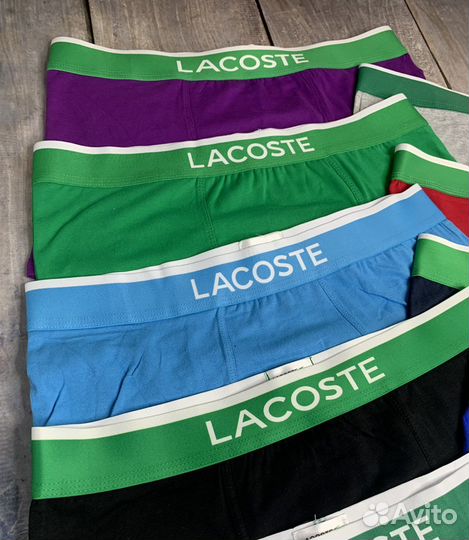 Трусы мужские 5+1 lacoste