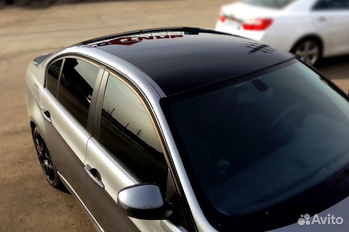 Пленка 88 черный глянец для оклейки Крыши авто