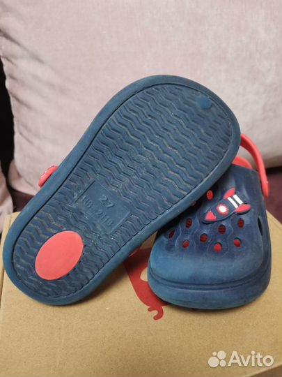 Сланцы детские 27 размер (крокс)