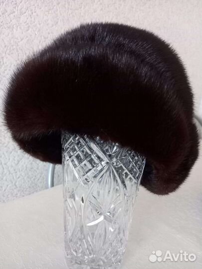 Норковая шапка размер 54-55