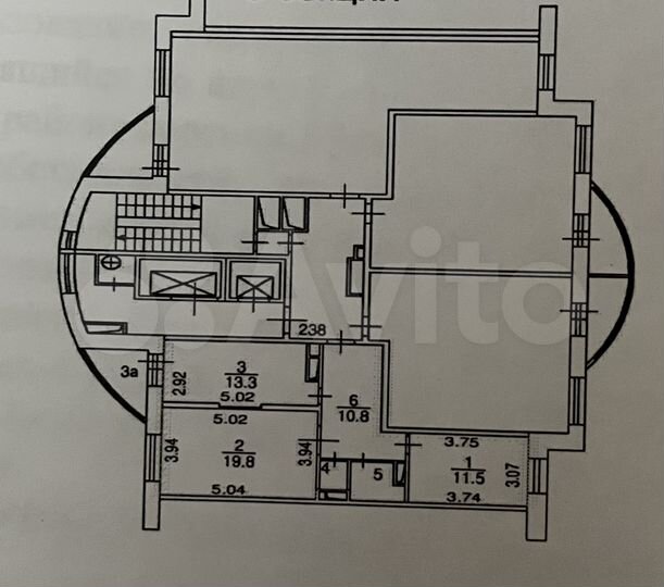2-к. квартира, 59,2 м², 2/12 эт.
