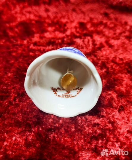 Колокольчики сувенирные Чехия Chodov фарфор