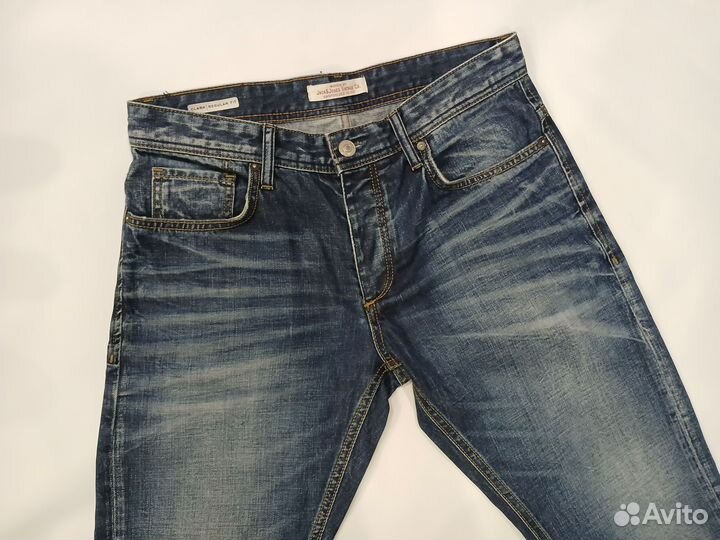 Джинсы широкие мужские прямые