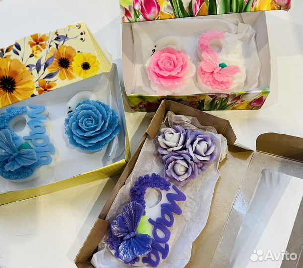 Мыло ручной работы - наборы и букеты