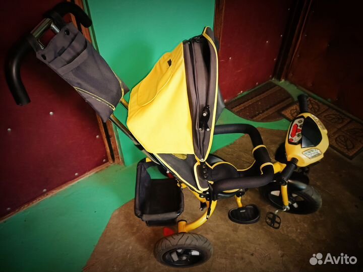 Велосипед трехколесный детский, с музыкой