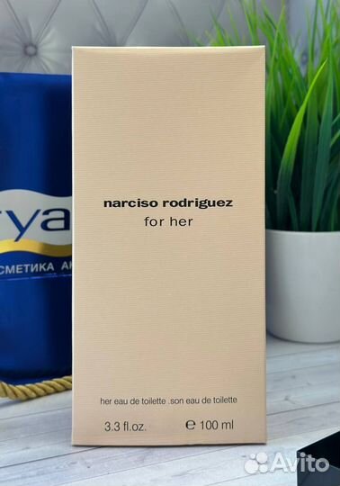 Narciso Rodriguez for her eau de toilette