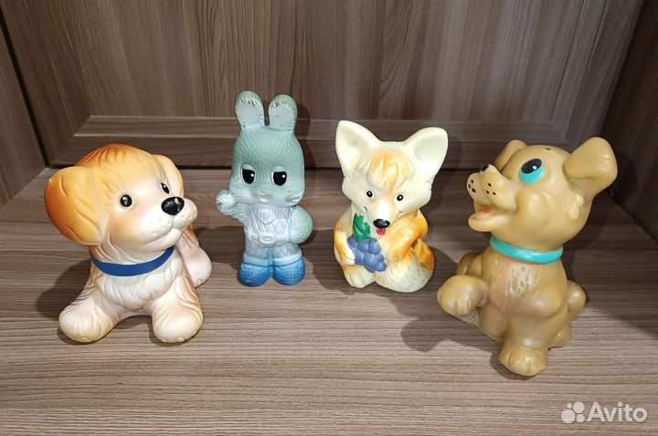 Резиновые игрушки СССР