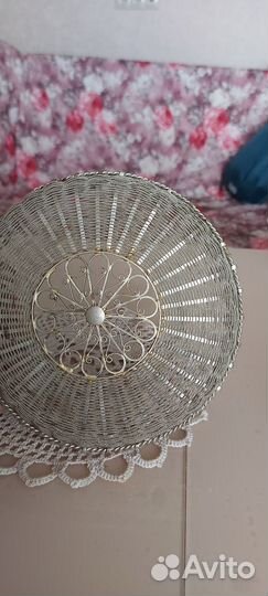 Конфетница мельхиор